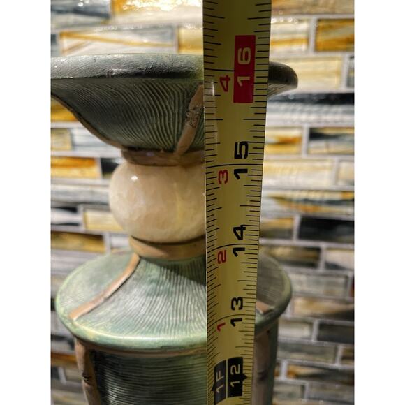 Pacific Coast Lighting Ceramic And Marble Candle Holders Pillars Candlesticks - Picture 8 of 11